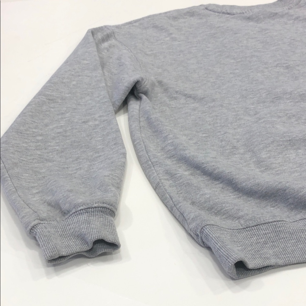 Disney Mickey Mouse Crewneck Sweatshirt – Heather Gray – YL  (14–16) - Picture 7 of 13